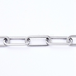 Non-Tarnish 304 Stainless Steel Paperclip Chains&nbsp;CHS-D031-03P