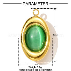 304 Stainless Steel Pendants&nbsp;CE-OY001-02G