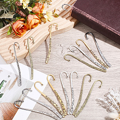 24Pcs 4 Styles Zinc Alloy Bookmark Findings&nbsp;FIND-PA0001-73