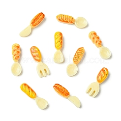 50Pcs 5 Styles Kitchen Ware Theme Resin Cabochons&nbsp;RESI-CJ0004-23