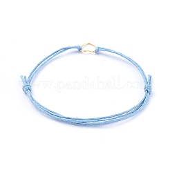 Adjustable Waxed Cotton Cord Bracelets&nbsp;BJEW-JB05064-04