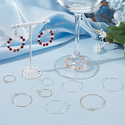 80Pcs 8 Styles 316 Surgical Stainless Steel Wine Glass Charms Rings&nbsp;STAS-BBC0005-96