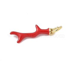 Brass Enamel Pendants&nbsp;X-KK-C110-29G-02