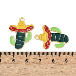 Cinco De Mayo Theme Alloy Enamel Pendants&nbsp;ENAM-V001-05F-G