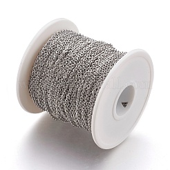 Tarnish Resistant 304 Stainless Steel Cable Chains&nbsp;CHS-R002-0.8mm