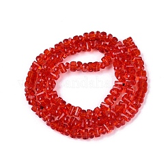 Transparent Glass Beads Strands&nbsp;GLAA-Q107-01A-B02