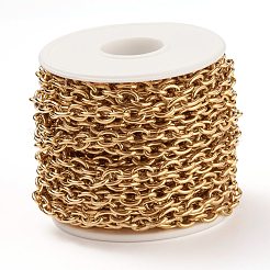 Ion Plating(IP) 304 Stainless Steel Cable Chains&nbsp;CHS-O008-03G