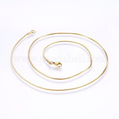 304 Stainless Steel Snake Chain Necklaces&nbsp;MAK-L015-03D