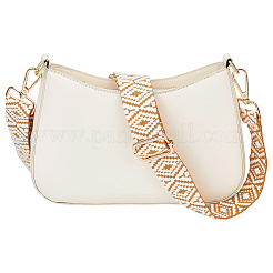 Rhombus Pattern Nylon Canvas Handbag Webbing Bag Straps&nbsp;FIND-CN0002-38A
