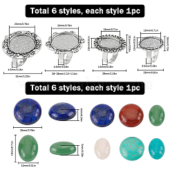 DIY Gemstone Finger Ring Making Kit&nbsp;DIY-SC0022-50