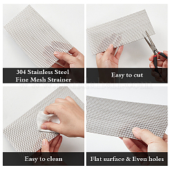 304 Stainless Steel Fine Mesh Strainer&nbsp;DIY-WH0504-280A