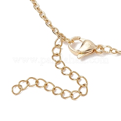Round Shell Pearl Macrame Pouch Pendant Necklaces&nbsp;NJEW-JN04955-01
