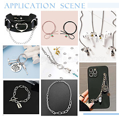 30Pcs 3 Size 925 Sterling Silver Open Jump Rings&nbsp;FIND-BC0003-90