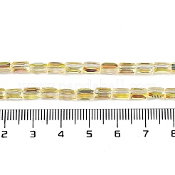 Electroplate Glass Beads Strands&nbsp;GLAA-Q101-02A-HP01