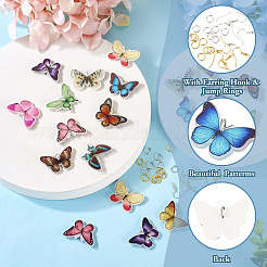 DIY Butterfly Earring Making Kit&nbsp;DIY-TA0006-02