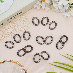20Pcs Zinc Alloy Spring Gate Rings&nbsp;FIND-SP0004-30B