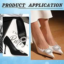 Alloy Crystal Rhinestone Shoe Decoration&nbsp;ALRI-FG0001-03B