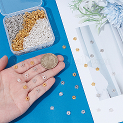 1200Pcs 3 Clors Alloy Bead Caps&nbsp;FIND-UN0009-98
