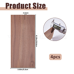 Walnut Wood Guitar Head&nbsp;DIY-WH0816-082