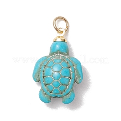 Dyed Synthetic Turquoise Pendnats&nbsp;PALLOY-JF05075