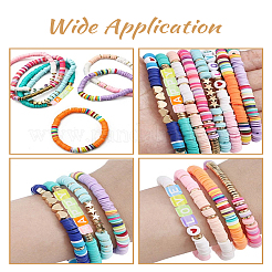 560Pcs 7 Colors Transparent Acrylic Beads&nbsp;TACR-LP0001-03
