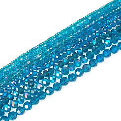 11 Strands 11 Styles Electroplate Glass Beads Strands&nbsp;EGLA-TA0003-05