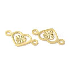 Brass Filigree Connector Charms&nbsp;KK-F880-02G-02