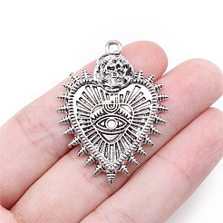 Tibetan Style Alloy Pendants&nbsp;FIND-PW0006-09AS