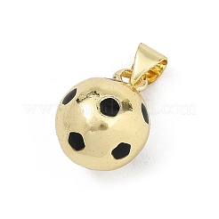 Brass Enamel Pendants&nbsp;KK-H296-02G