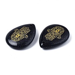 Synthetic Blue Goldstone Pendants&nbsp;G-T122-73B