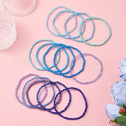 14Pcs Glass Seed Beads Stretch Bracelets for Women&nbsp;BJEW-MZ00266