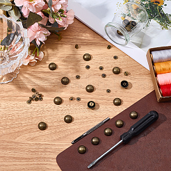 20 Bags Alloy Studs Rivets&nbsp;FIND-CL0002-03AB