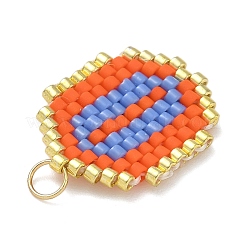 Beaded Number 0 Charms&nbsp;PALLOY-MZ00907-01