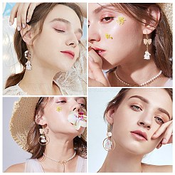 Rabbit Theme Dangle Earring DIY Making Kit&nbsp;DIY-SC0017-56