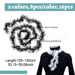 16Pcs 2 Colors Artificial Wool Costume Accessories&nbsp;DIY-GA0007-93B
