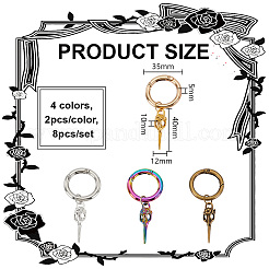 Bird Head Alloy Shoes Charms&nbsp;HJEW-GO00057