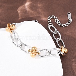201 Stainless Steel Chain Bracelets&nbsp;BJEW-P378-01A-A