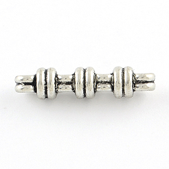 Tibetan Style Alloy Spacer Bars&nbsp;TIBEB-Q061-18AS-RS
