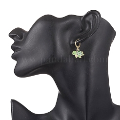 9 Pairs 9 Styles Alloy Enamel Hoop Earrings&nbsp;EJEW-JE06556