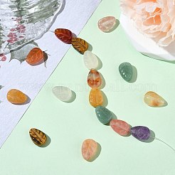 16Pcs 8 Styles Natural Agate & Amethyst & Topaz Jade & Green Aventurine & Red Agate & Tiger Eye & White Agate&nbsp;G-CJ0001-80