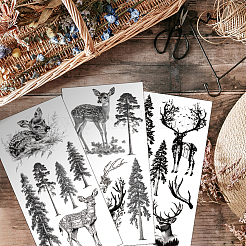 3 Sheets 3 Styles PVC Waterproof Decorative Stickers&nbsp;DIY-WH0404-364