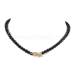 Brass with Glass Beaded Necklaces&nbsp;NJEW-JN04703