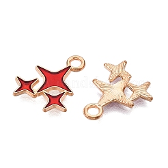 Alloy Enamel Pendants&nbsp;X1-ENAM-T020-38C-RS