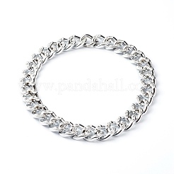 Handmade Curb Chain Bracelet & Necklace Set&nbsp;SJEW-JS01202