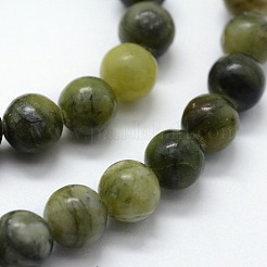 Natural Chinese Southern Jade Beads Strands&nbsp;G-I199-07-4mm