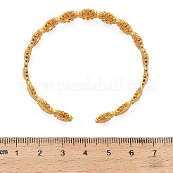 Sun 304 Stainless Steel Link Open Cuff Bangles for Women&nbsp;BJEW-A150-01G