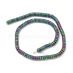 Electroplated Synthetic Non-magnetic Hematite Beads Strands&nbsp;G-K361-A06-03