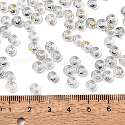 3/0 Baking Paint Transparent Colours Glass Round Beads&nbsp;SEED-L011-13A-12