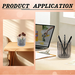 4Pcs Plastic Rotating Makeup Brush Storage Boxes&nbsp;MRMJ-WA0001-14