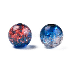 Transparent Crackle Acrylic Beads&nbsp;CACR-N002-15A